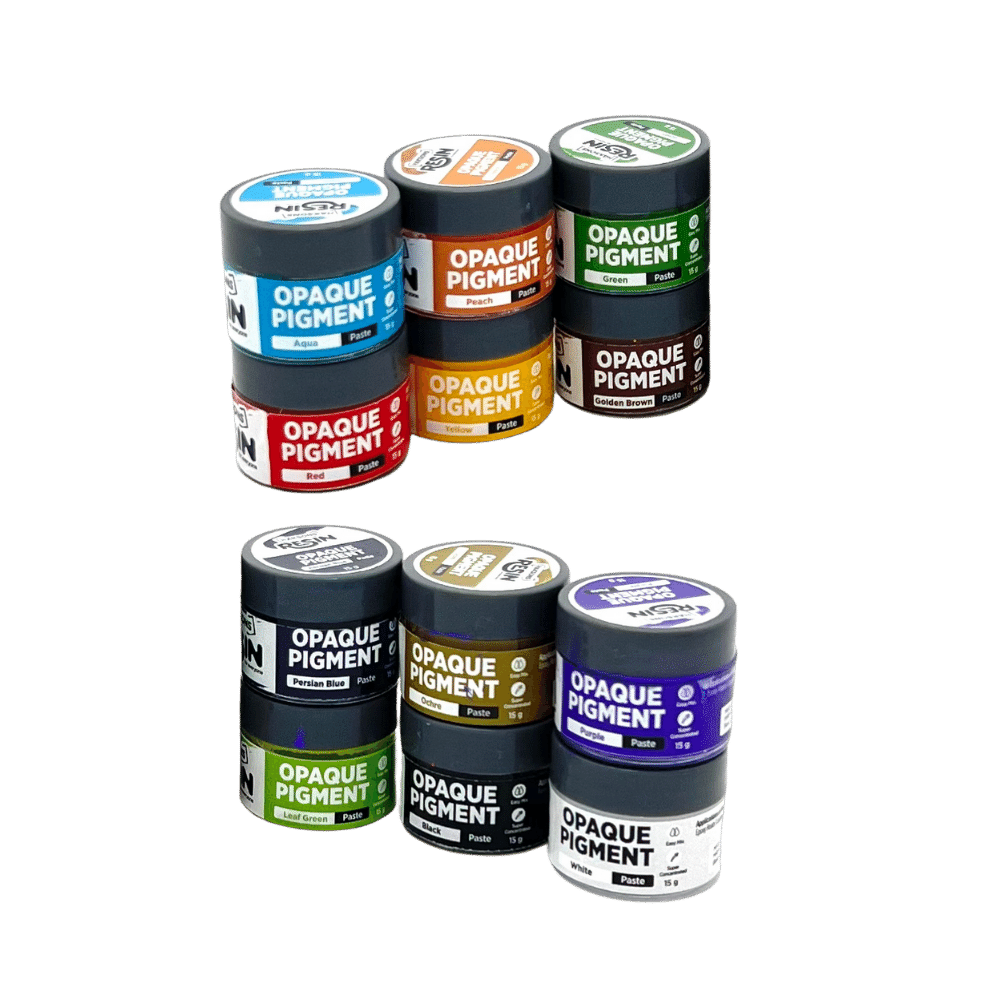 Haksons Opaque Pigments / Colours for Resin (Pack of 12) - BohriAli.com