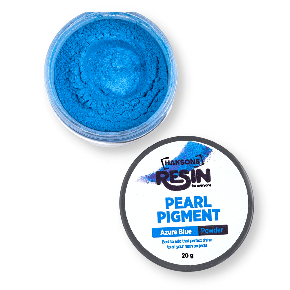 Haksons Pearl Pigments (Mica Powders)- Azure Blue - BohriAli.com