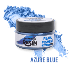 Haksons Pearl Pigments (Mica Powders)- Azure Blue | for Epoxy Resin - BohriAli.com