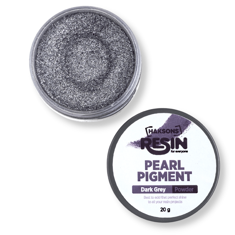 Haksons Pearl Pigments (Mica Powders) - Dark Grey - BohriAli.com