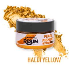 Haksons Pearl Pigments (Mica Powders) - Haldi Yellow | for Epoxy Resin - BohriAli.com