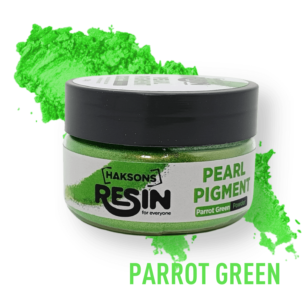 Haksons Pearl Pigments (Mica Powders) - Parrot Green - BohriAli.com