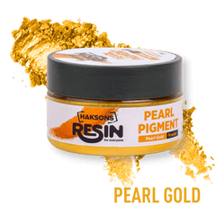 Haksons Pearl Pigments (Mica Powders) - Pearl Gold | for Epoxy Resin - BohriAli.com