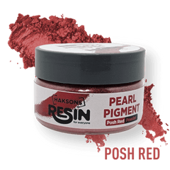 Haksons Pearl Pigments (Mica Powders) - Posh Red | for Epoxy Resin - BohriAli.com