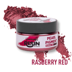 Haksons Pearl Pigments (Mica Powders) - Raspberry Red | Velvet Sheen | for Epoxy Resin - BohriAli.com