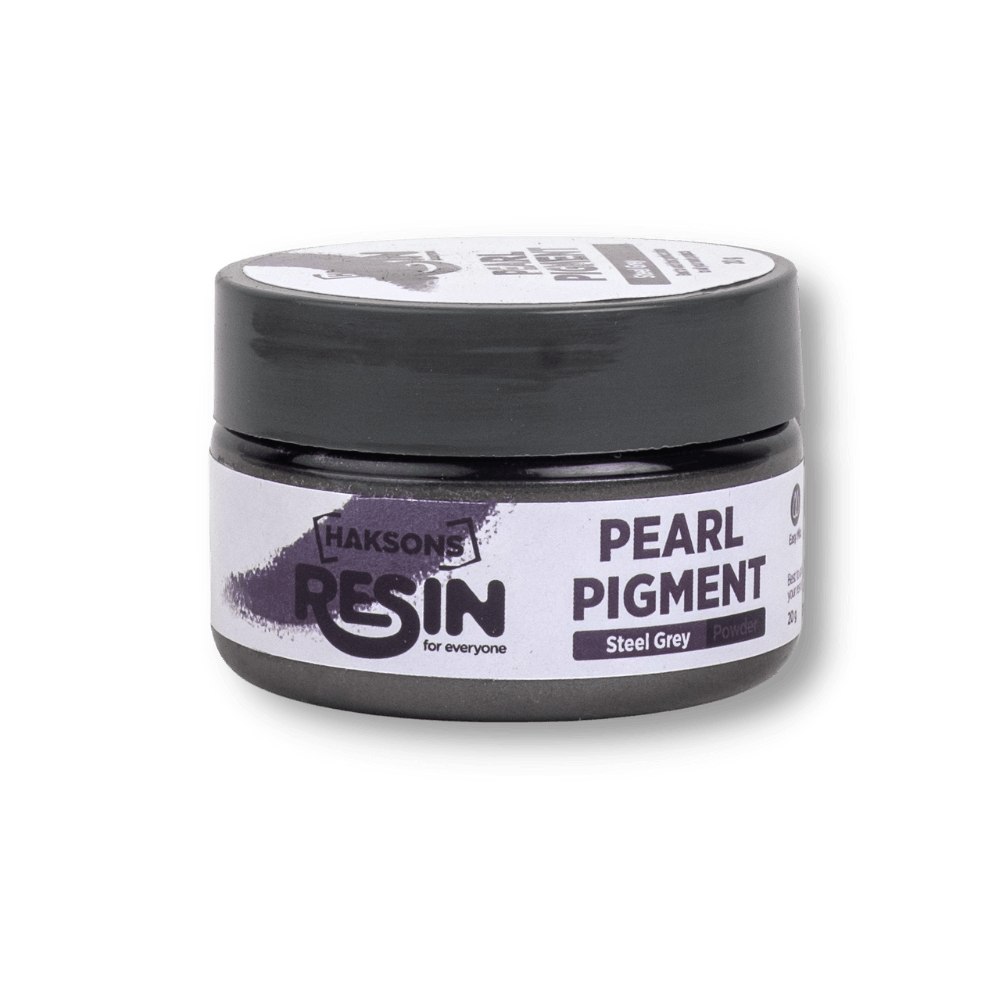 Haksons Pearl Pigments (Mica Powders) - Steel Grey - BohriAli.com