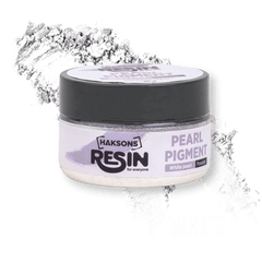 Haksons Pearl Pigments (Mica Powders) - White | for Epoxy Resin - BohriAli.com