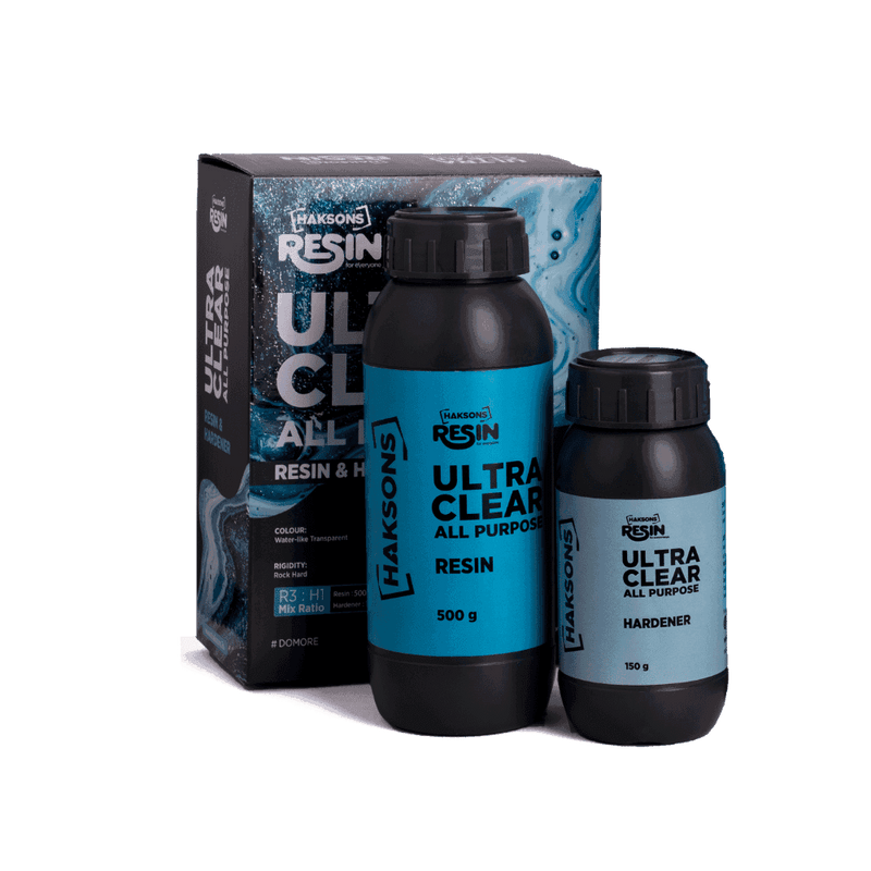 Haksons Ultra Clear All Purpose Epoxy Resin and Hardener (3:1) - BohriAli.com