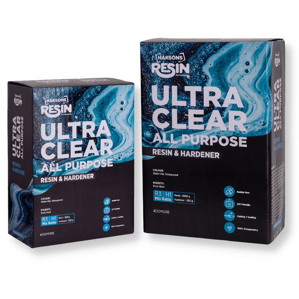 Haksons Ultra Clear All Purpose Epoxy Resin and Hardener - BohriAli.com