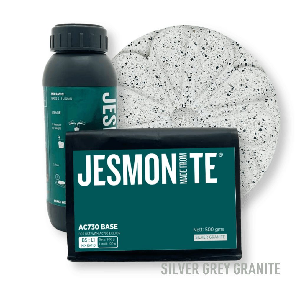 Jesmonite AC 730 - Silver Grey Granite - BohriAli.com