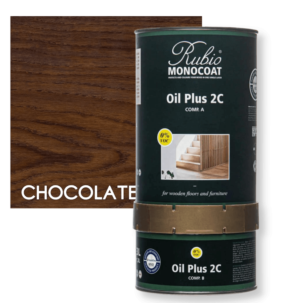 Rubio Monocoat Oil Plus 2C, CHOCOLATE - BohriAli.com